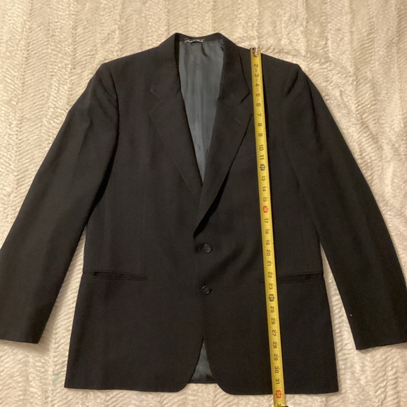 Vintage Men’s Black Vent Lines Pittmasters By The Sea VALENTINO UOMO Blazer